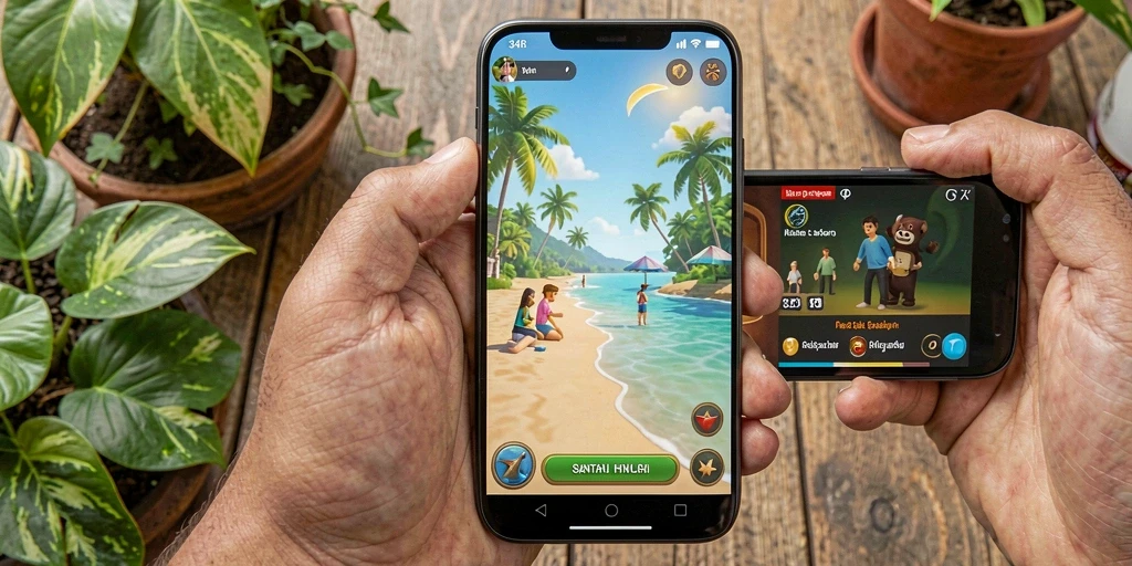 Tampilan gameplay 34R yang seru dan menghibur.