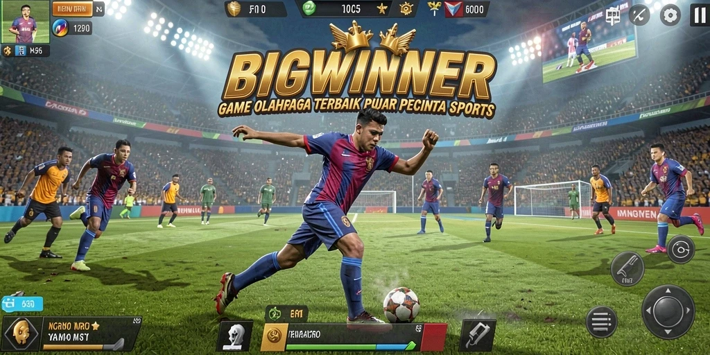 Tampilan gameplay <strong>BIGWINNER</strong> yang menarik dan penuh aksi saat bertanding.