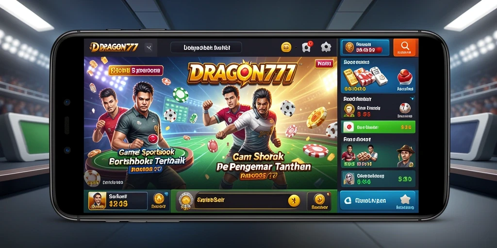 Tangkapan layar utama DRAGON777 menampilkan pengalaman taruhan yang menarik dan interaktif.