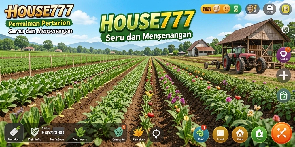Gameplay menarik HOUSE777 dalam pengalaman Farming.