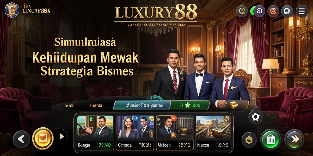 Tampilan gameplay LUXURY88 yang menarik dan interaktif.
