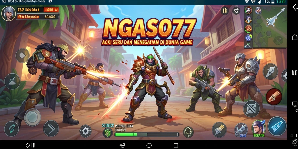 Tampilan gameplay NGASO77 yang penuh aksi dan adrenalin.
