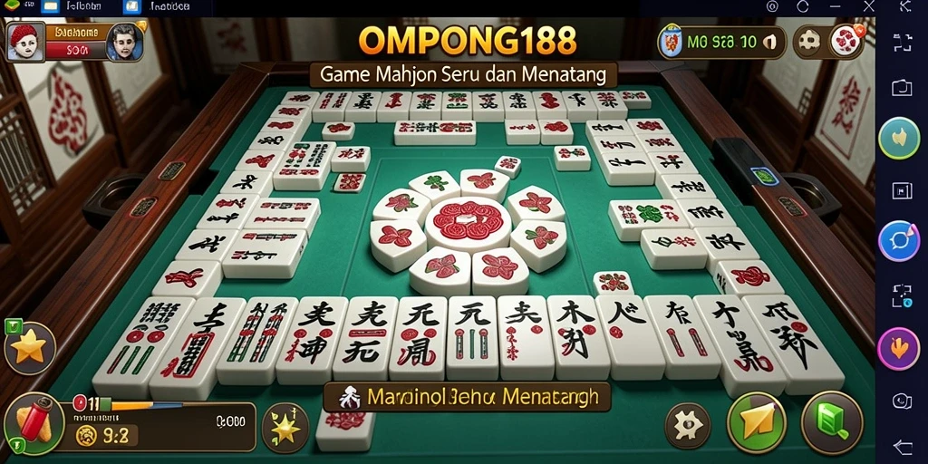 Gameplay seru dan strategis dari OMPONG188 Mahjong
