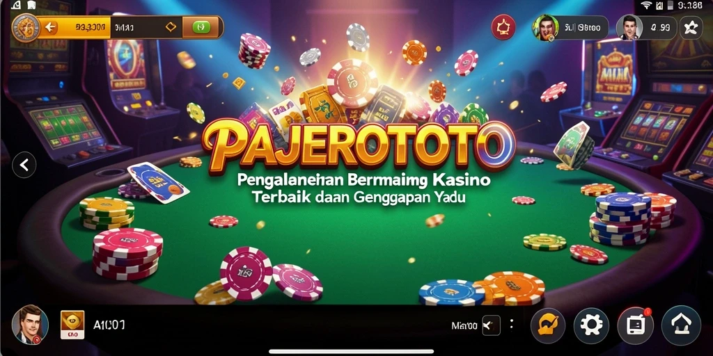 Screenshot PAJEROTOTO menampilkan gameplay seru di Kasino.
