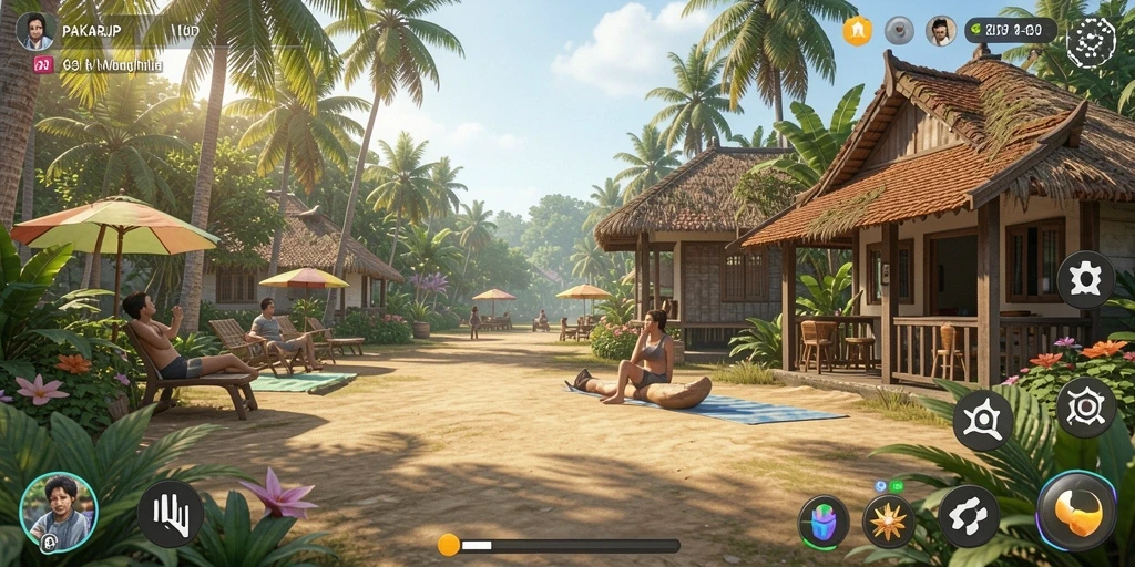 Tampilan gameplay PAKARJP yang menarik dan penuh warna.