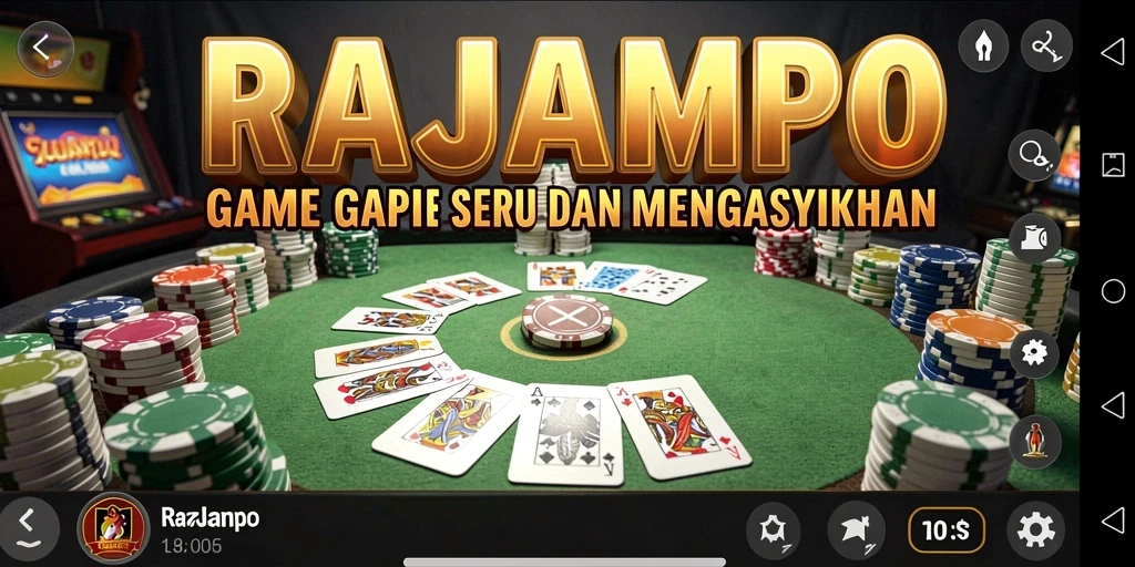 Tampilan menarik dari gameplay RAJAMPO yang penuh keseruan.