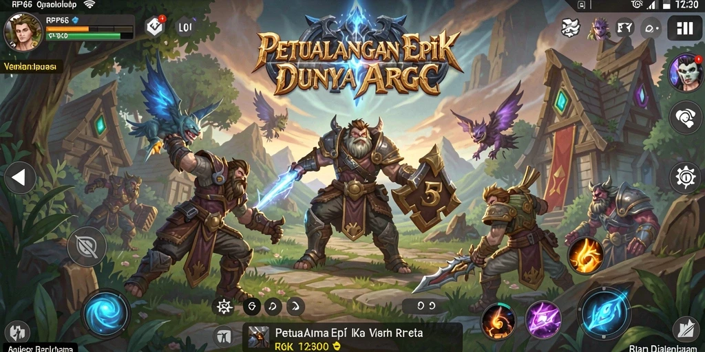 Tampilan gameplay yang menegangkan dan penuh aksi di RP66.