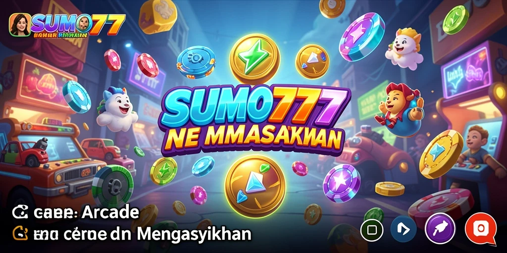 Tangkapan layar SUMO777 menampilkan aksi seru dalam permainan arcade.